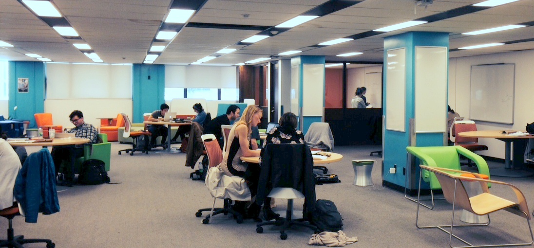 Group study area, Redpath Library Building