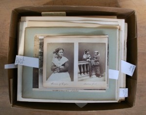 Photo Pamela Casey - “Opening Box 11” from a collection of 19th-century photographs at Rare Books and Special Collections, McGill University Library
