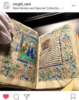 Book of Hours manuscript | c. 1450 | Rare Books & Special Collections | MS 98 #mcgillrarebooks #bookofhours #illuminatedmanuscript