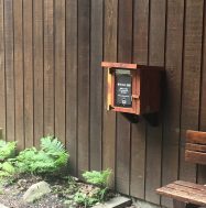 McGill Little Free Library at the Gault Estate in Mont-Saitn-Hilaire. Photo: Charles Normandin