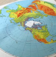 Map of the world. Photo by Ianna Breese.