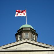 Arts Building Cupola and Flag