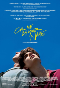 Call me by your name movie poster