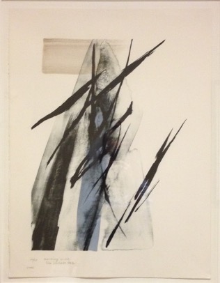 Toko Shinoda, Morning Wind, 2002, Lithographic Print, 53 x 70 cm. Gift of Dr. Joanne Jepson, M.D., C.M. '59. McGill Visual Arts Collection, 2013-184.