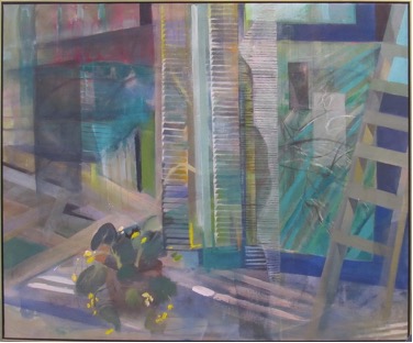 Ghitta Caiserman-Roth, In Memory of Professor Dalbir Bindra, 1982, Acrylic on canvas, 120 x 144 cm. Gift of Ghitta Caiserman-Roth. McGill Visual Arts Collection, 1985-030.