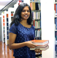 Student worker Apoorva Malepati
