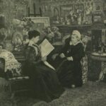 Princess Henry of Battenberg reads the newspaper aloud to Queen Victoria in “A Glimpse of the Queen’s Home Life.” From the Illustrated London News (26 January 1901): 130. Illustrated London News / Gale Digital Scholar Lab