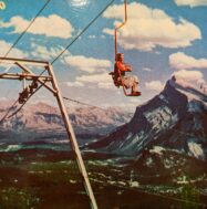 woman on a chairlift