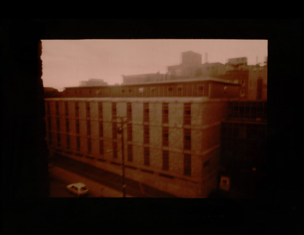 rose sepia photo of a cityscape