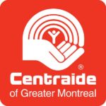 Centraide logo - red background, white text