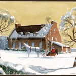 P. Roy Wilson (1900-2001), Dorval Manor House, 2000, Watercolour on paper, 27.5 x 37.5 cm. Gift of the artist. McGill Visual Arts Collection, 2002-033.