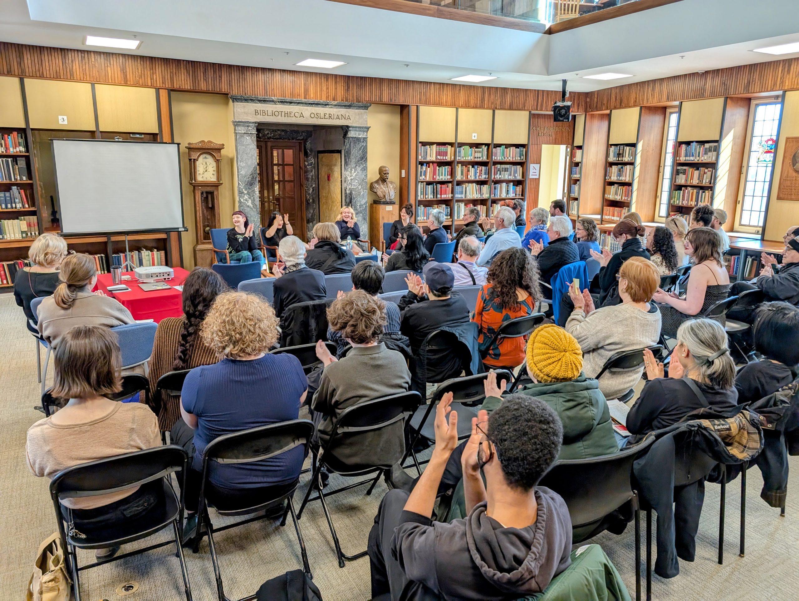 Audience at artists' panel.
