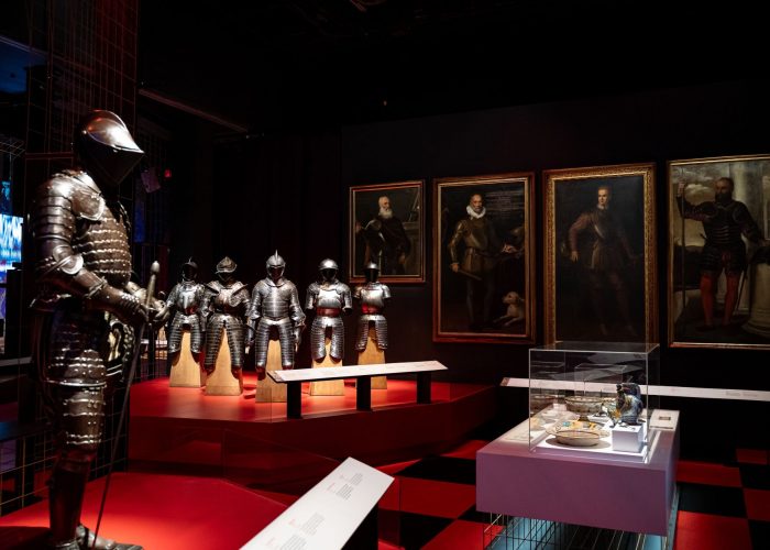 Knights exhibition courtesy of Pointe-à-Callière Museum.