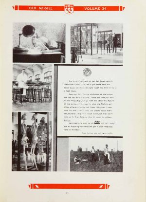 Letter from Orvil (student) to folks back home. Correspondence featured in Old McGill Yearbook 1931.